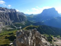 Via ferrata Kleine Cirspitze - Paso Gardena,Sella,Langkofel