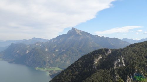 Drachenwand - pohled na jezero Mondsee
