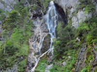 Rosina - vodopád vedle ferraty