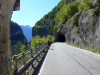 Via ferrata della Memoria-Vajont-tunely směr Longarone