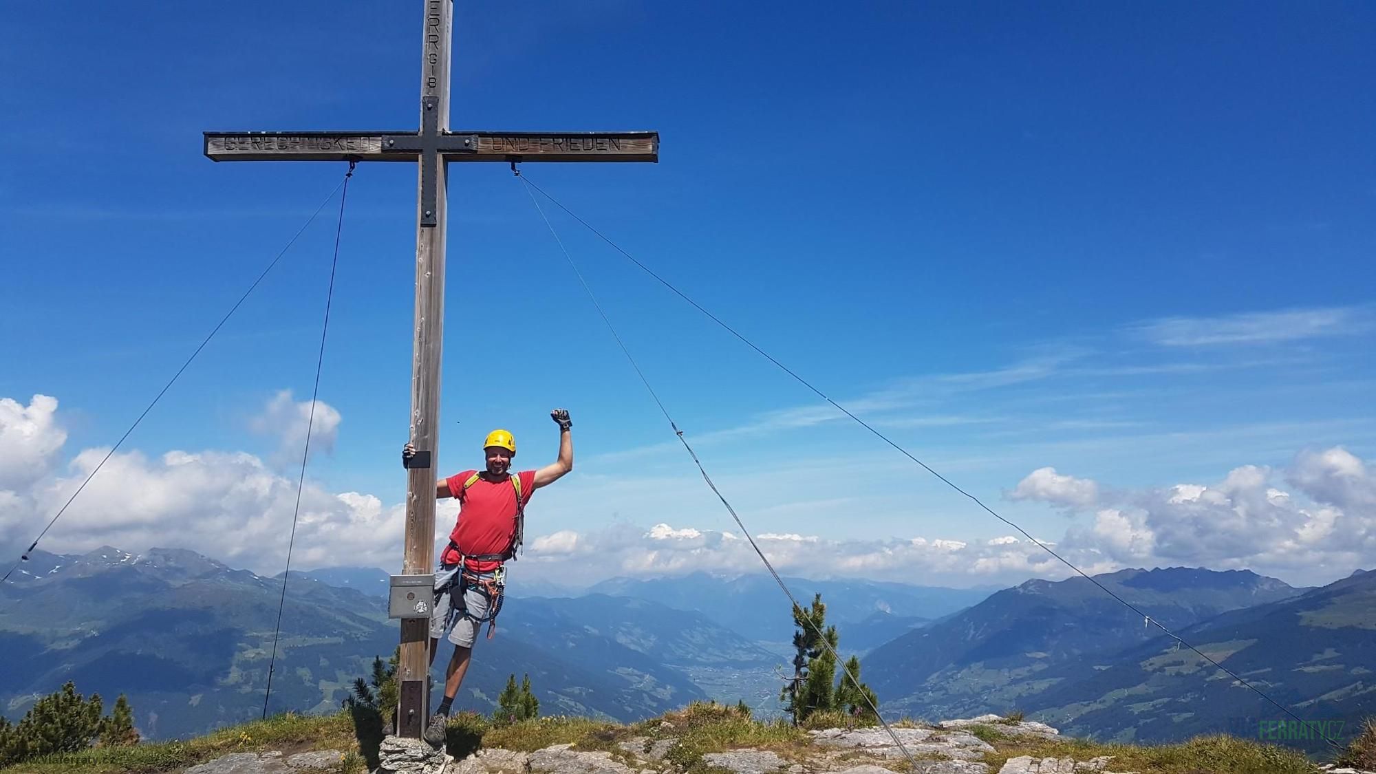 Via ferrata Gerlossteinwand - vrchol